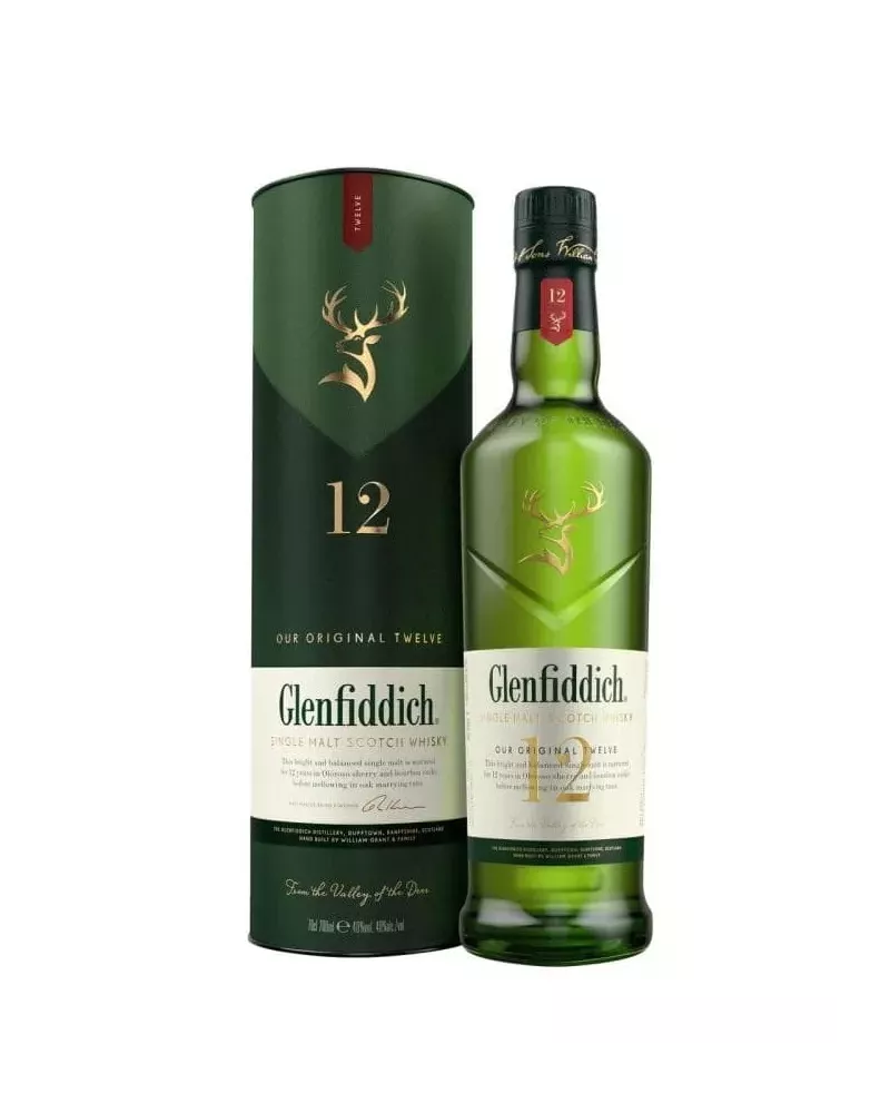 Glenfiddich 12 Year Old – Klasyczna Single Malt Whisky o Owocowym Smaku