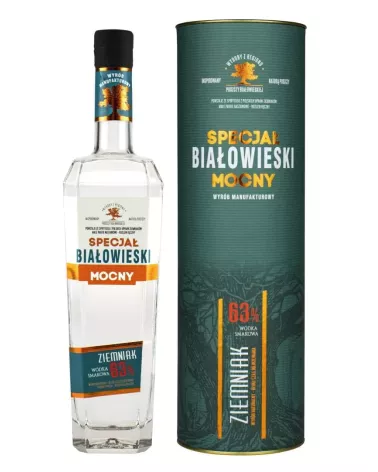 Specjał Białowieski Ziemniak 0,5 L 63% – mocna polska wódka ziemniaczana