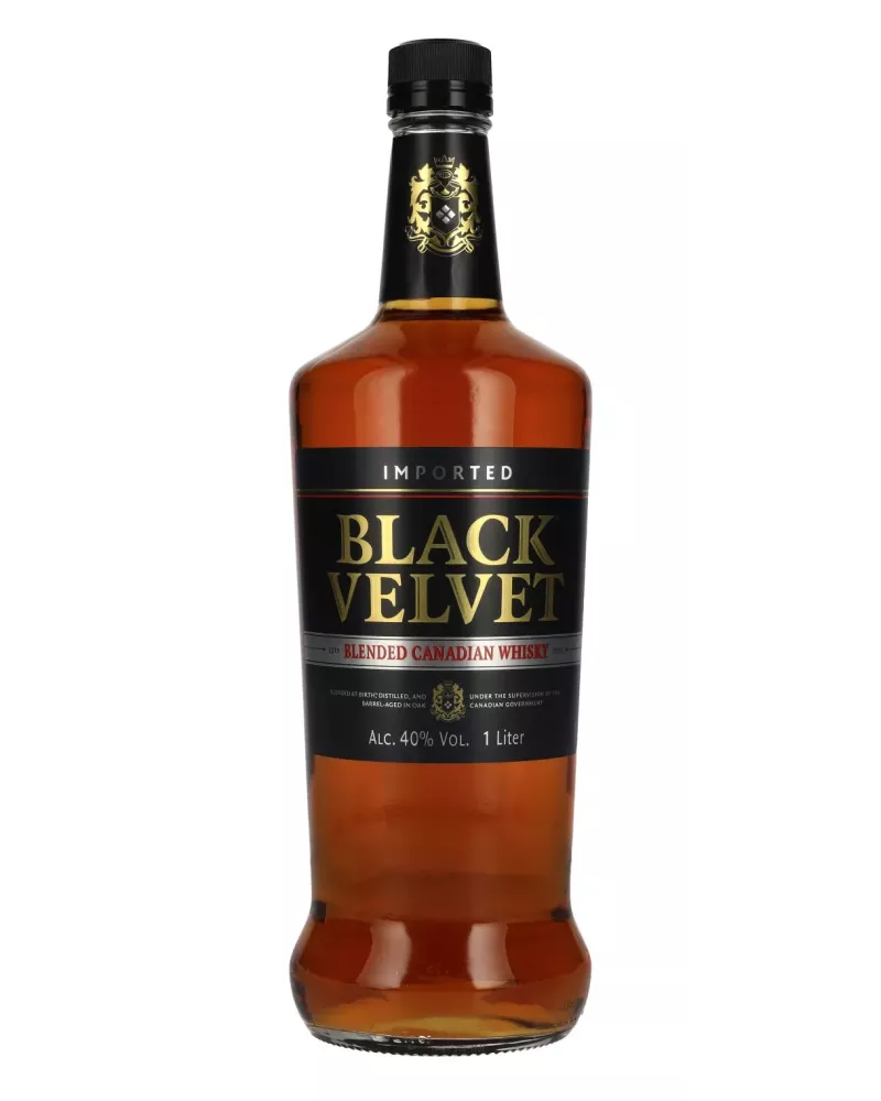 Black Velvet 1 L 40% – klasyczna kanadyjska whisky o łagodnym, kremowym smaku
