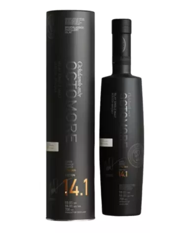 Octomore 14.1 0,7 L 59,6% – ekstremalnie torfowa whisky single malt z destylarni Bruichladdich