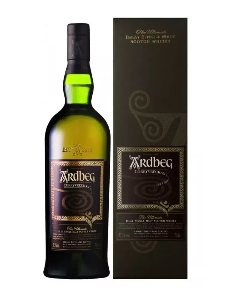 Ardbeg Corryvreckan 0,7 L 57,1% – intensywnie torfowa whisky single malt z Islay w mocy beczki