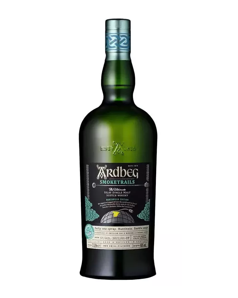 Ardbeg Smoketrails Manzanilla Edition 1 L 46% – limitowana whisky single malt z Islay dojrzewająca w beczkach po sherry