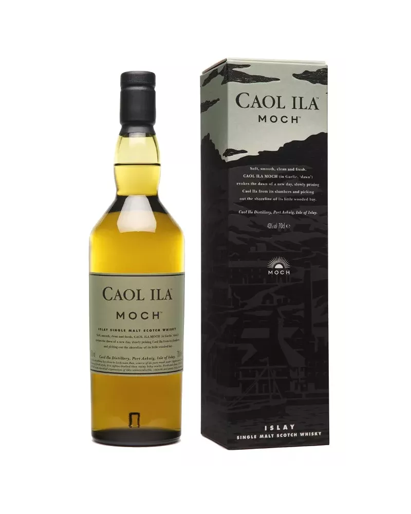 Caol Ila Moch 0,7 L 43% – torfowa whisky single malt z Islay o świeżym, cytrusowym charakterze
