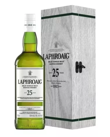 Laphroaig 25 YO 0,7 L 51,4% – luksusowa torfowa whisky single malt z Islay