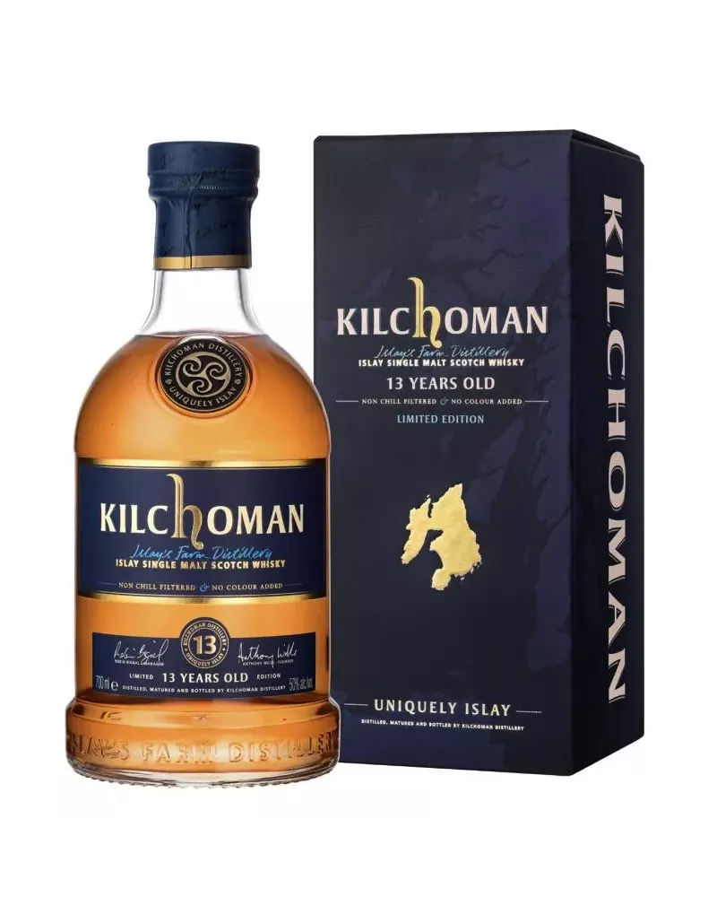 Kilchoman 13 YO Limited Edition 0,7 L 50% – limitowana whisky single malt z Islay dojrzewająca w beczkach po sherry i bourbonie