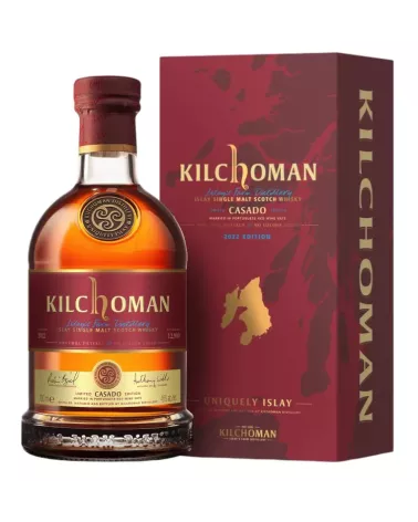 Kilchoman Casado 2022 0,7 L 46% – limitowana whisky single malt z Islay dojrzewająca w beczkach po portugalskim winie