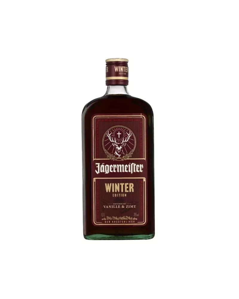 Jägermeister Winter 0,7 L 25% – limitowana ziołowa wódka likierowa na zimę