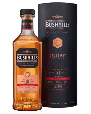 Bushmills 10 YO Plum Brandy Cask 0,7 L 59,6% – irlandzki single malt cask strength