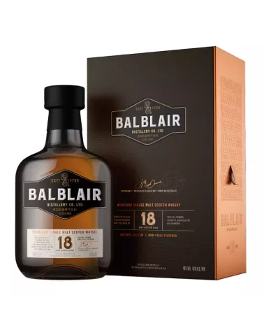 Balblair 18 YO 0,7 L 46% – dojrzały single malt z Highlands