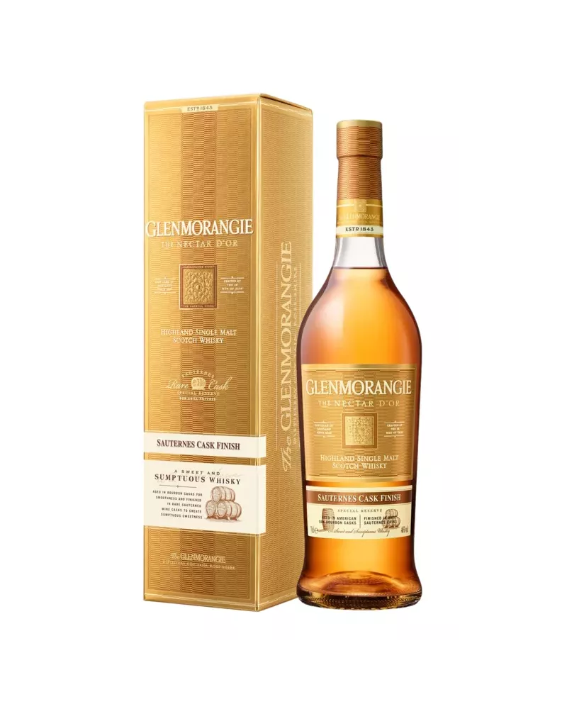 Glenmorangie Nectar d’Or 0,7 L – single malt finiszowany w beczkach po winach deserowych