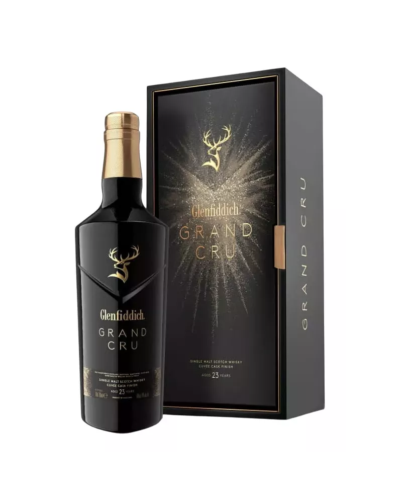 Glenfiddich 23 YO Grand Cru 0,7 L 40% – single malt finiszowany w beczkach po winie musującym