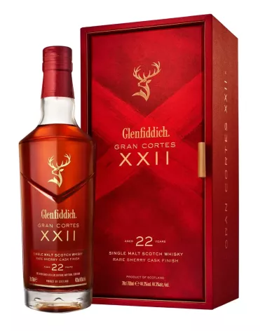 Glenfiddich 22 YO 0,7 L 44,3% – dojrzały single malt finiszowany w sherry