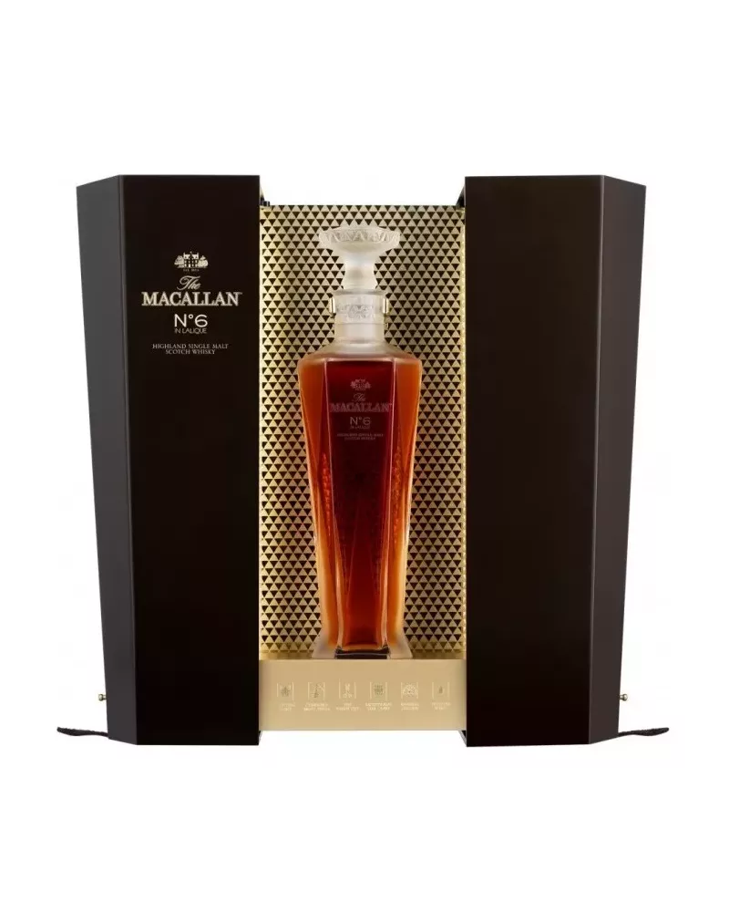 Macallan Decanter No.6 0,7 L 43% – luksusowa whisky single malt w karafce Lalique