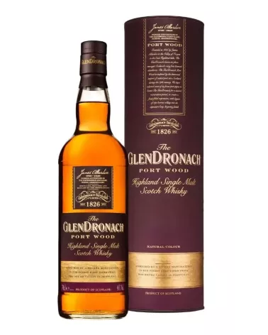 GlenDronach Portwood 0,7 L 46% – single malt finiszowany w beczkach po porto