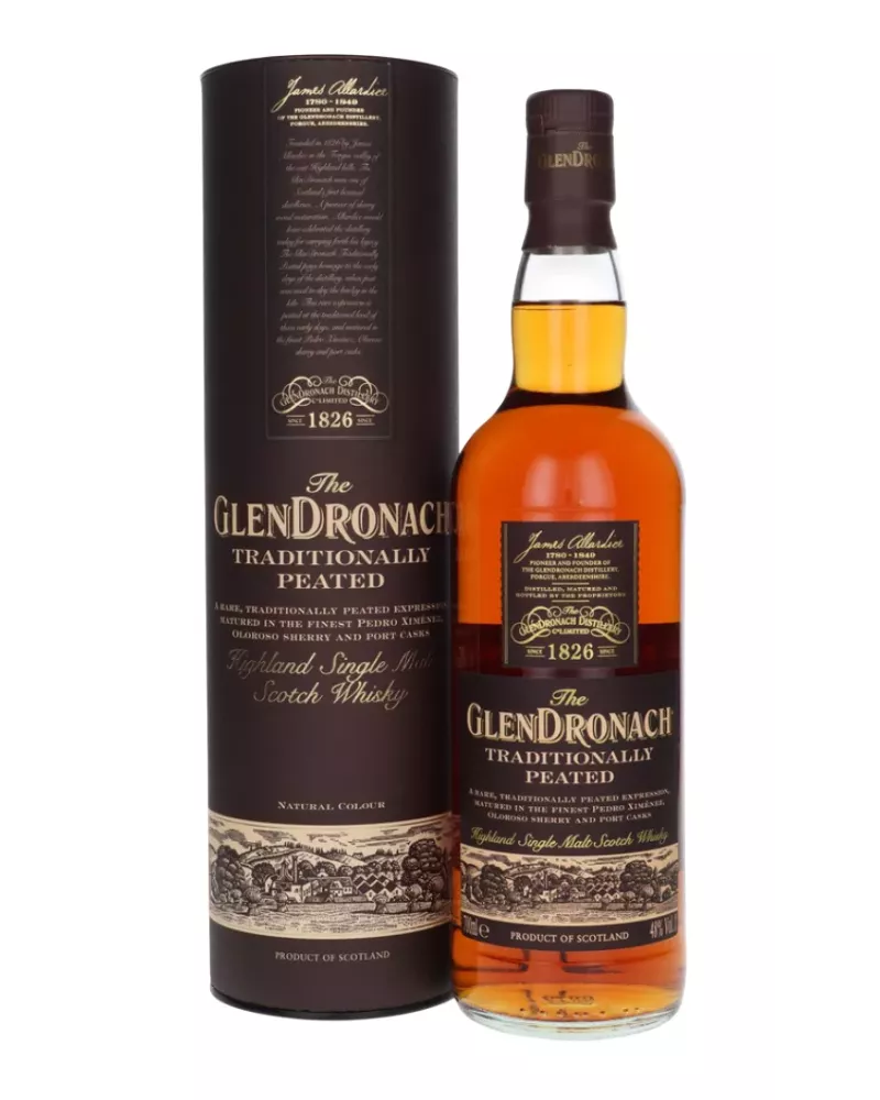 GlenDronach Peated 0,7 L 46% – torfowy single malt z beczek po sherry