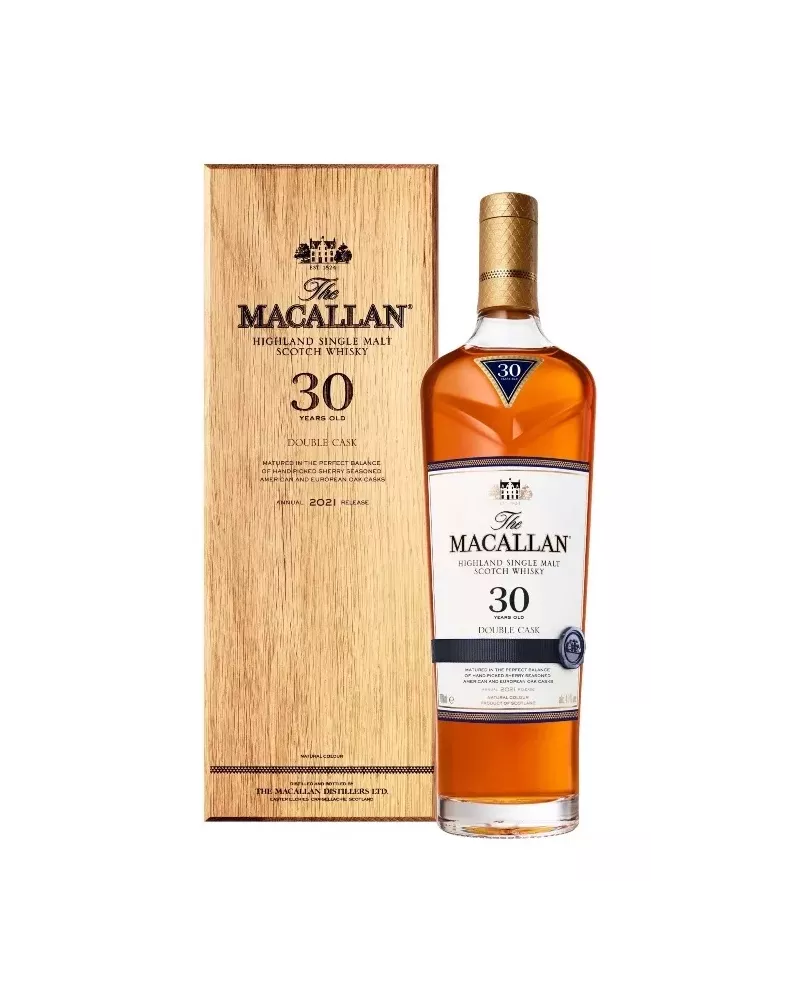 Macallan 30 YO Double Cask 0,7 L 43% – 30-letni single malt z beczek American & European Oak