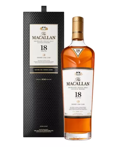 Macallan 18 YO Sherry Oak 0,7 L 43% – klasyczny sherry cask single malt