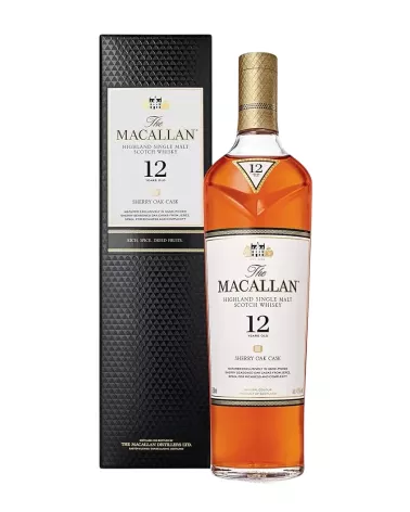 Macallan 12 YO Sherry Oak 0,7 L 40% – single malt dojrzewany w sherry