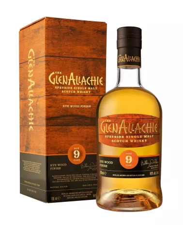 GlenAllachie 9 YO Rye Finish 0,7 L – single malt z finiszem w beczkach po whisky żytniej