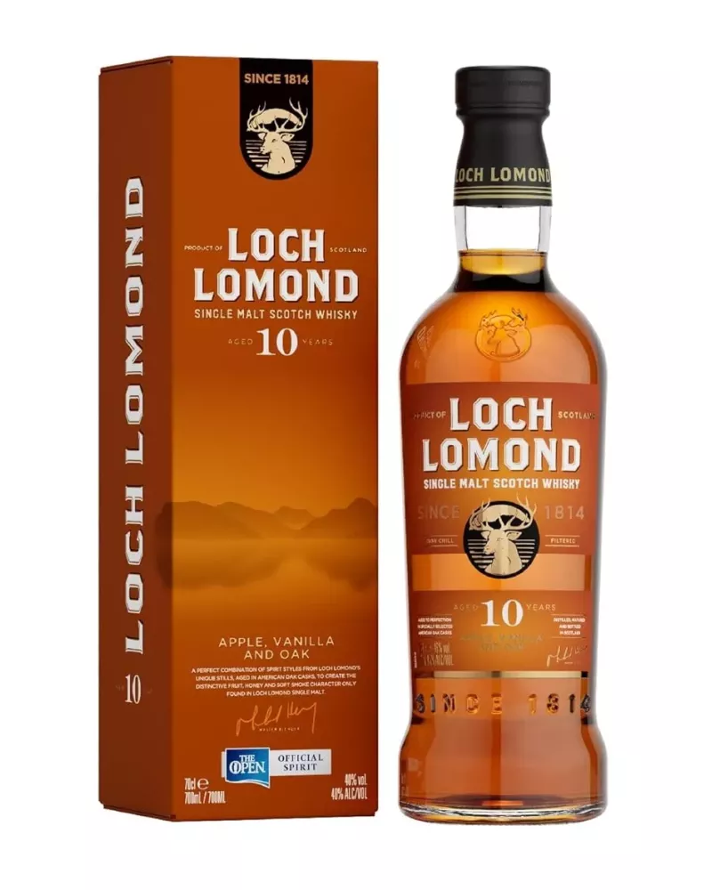 Loch Lomond 10 YO Apple, Vanilla & Oak 0,7 L 40% – edycja na 150-lecie The Open