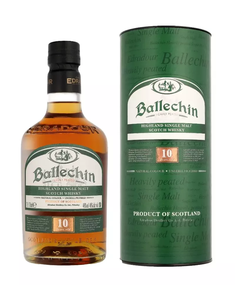 Ballechin 10 YO 0,7 L 46% – torfowy single malt z Highlands