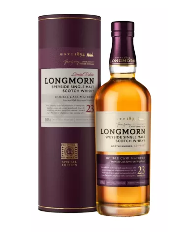Longmorn 23 YO Double Cask Matured 0,7 L 48% – ekskluzywna 23-letnia whisky single malt z Speyside
