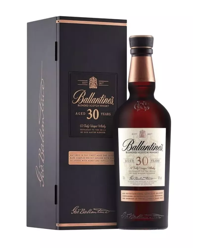 Ballantine’s 30 YO 0,7 L 40% – luksusowa 30-letnia whisky blended klasy super premium