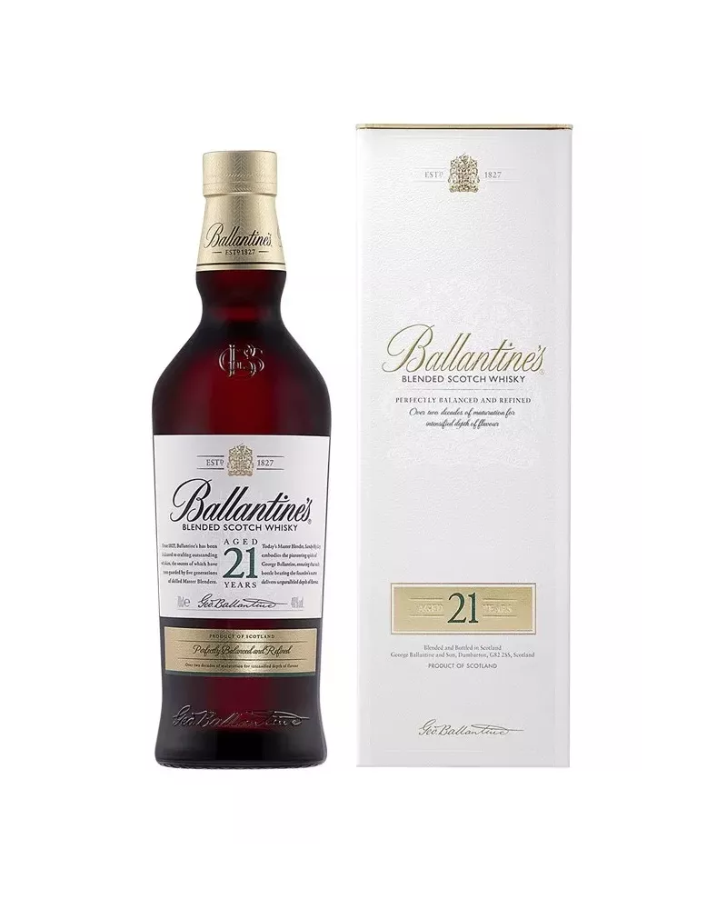 Ballantine’s 21 YO 0,7 L 40% – luksusowa szkocka whisky blended premium