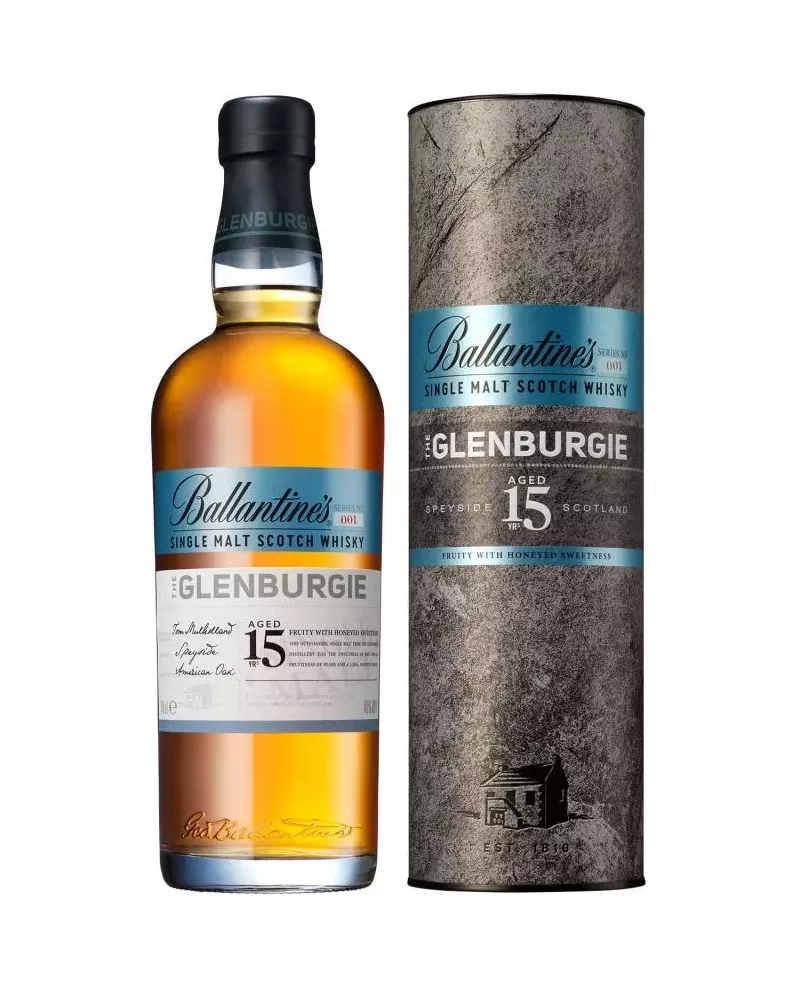 Ballantine’s 15 YO Glenburgie 0,7 L 40% – single malt z destylarni Glenburgie w edycji Ballantine’s