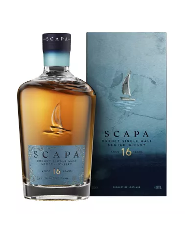 Scapa 16 YO 0,7 L 48% – dojrzała whisky single malt z Orkadów