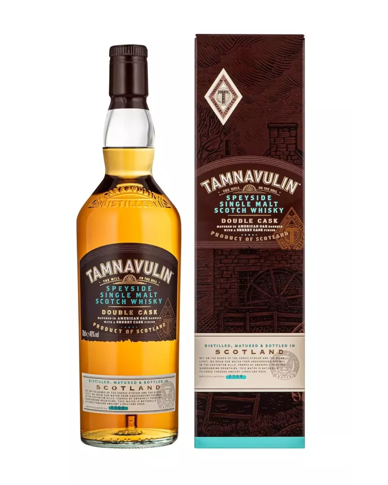 Tamnavulin Double Cask 0,7 L 40% – whisky single malt dojrzewająca w beczkach po bourbonie i sherry