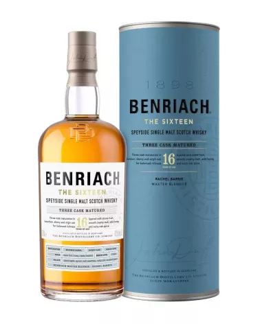 Benriach 16 YO 0,7 L 43% – klasyczna whisky single malt z regionu Speyside