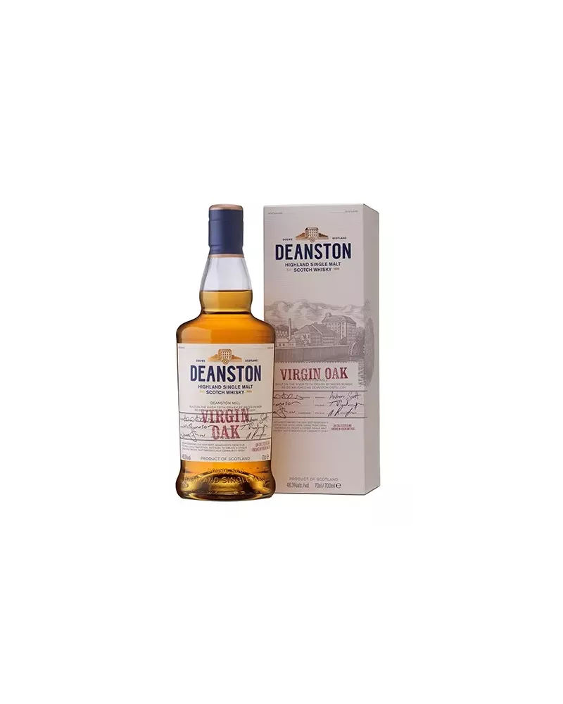Deanston Virgin Oak 0,7 L 46,3% – naturalna whisky single malt dojrzewająca w świeżych beczkach dębowych