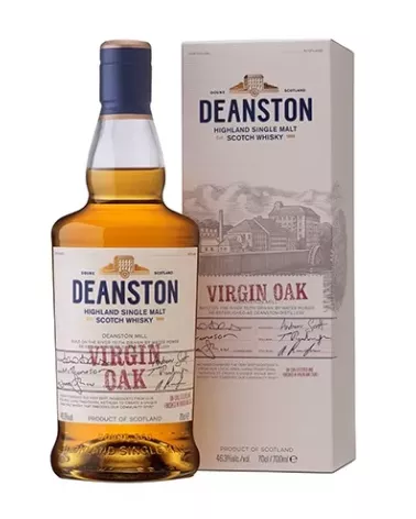 Deanston Virgin Oak 0,7 L 46,3% – naturalna whisky single malt dojrzewająca w świeżych beczkach dębowych