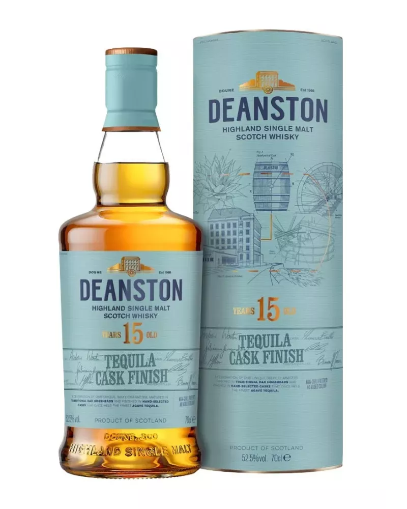 Deanston 15 YO Tequila Cask 0,7 L 52,5% – limitowana whisky single malt finiszowana w beczkach po tequili