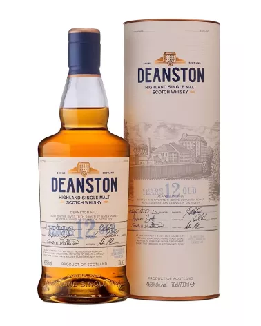 Deanston 12 YO 0,7 L 46,3% – naturalna whisky single malt z Highlands