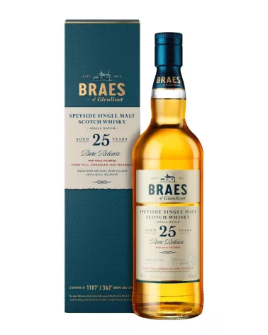 Secret Speyside Braes of Glenlivet 25 YO 0,7 L 48% – ekskluzywna whisky single malt z regionu Speyside