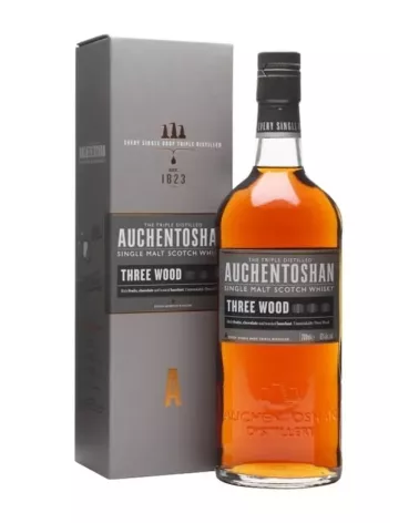 Auchentoshan Three Wood 0,7 L 43% – potrójnie dojrzewająca whisky single malt z Lowlands