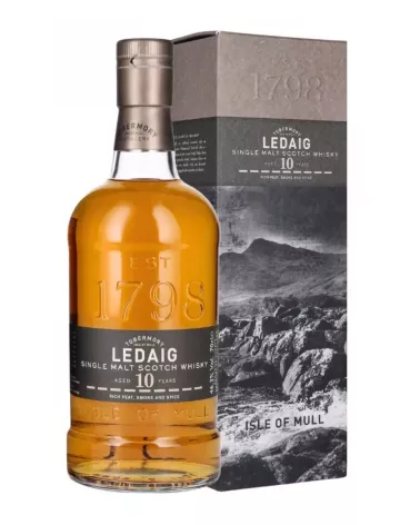 Ledaig 10 YO 0,7 L 46,3% – torfowa whisky single malt z wyspy Mull