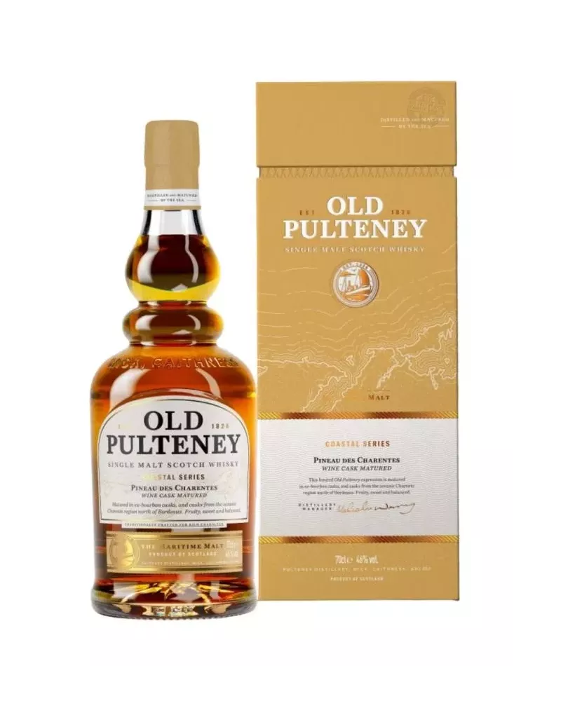Old Pulteney Pineau des Charentes 0,7 L 46% – limitowana whisky single malt z finiszem w beczkach po winie z Francji