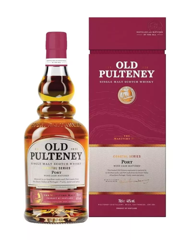 Old Pulteney Coastal Series Port Cask 0,7 L 46% – morska whisky single malt finiszowana w beczkach po porto