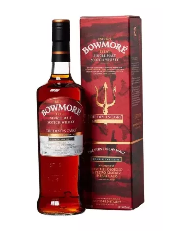 Bowmore Devil’s Cask No.3 0,7 L – limitowana whisky single malt z Islay dojrzewająca w beczkach po sherry i porto