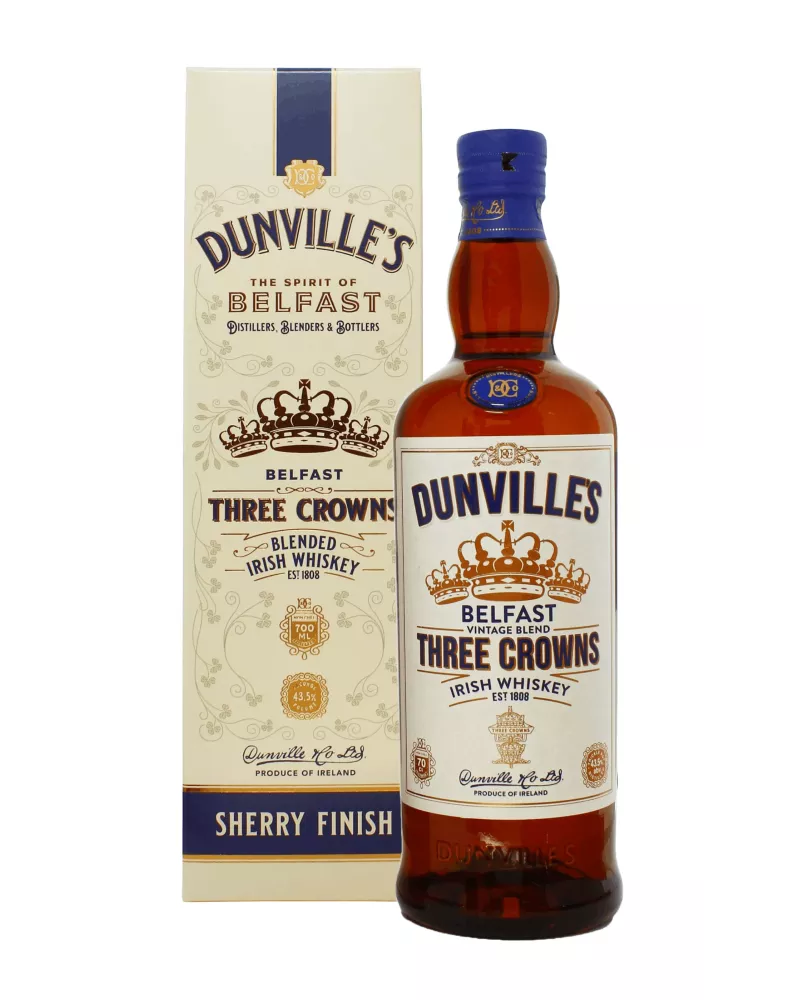 Dunville’s 3 Crowns Sherry 0,7 L 43,5% – irlandzka whiskey z dojrzewaniem w sherry