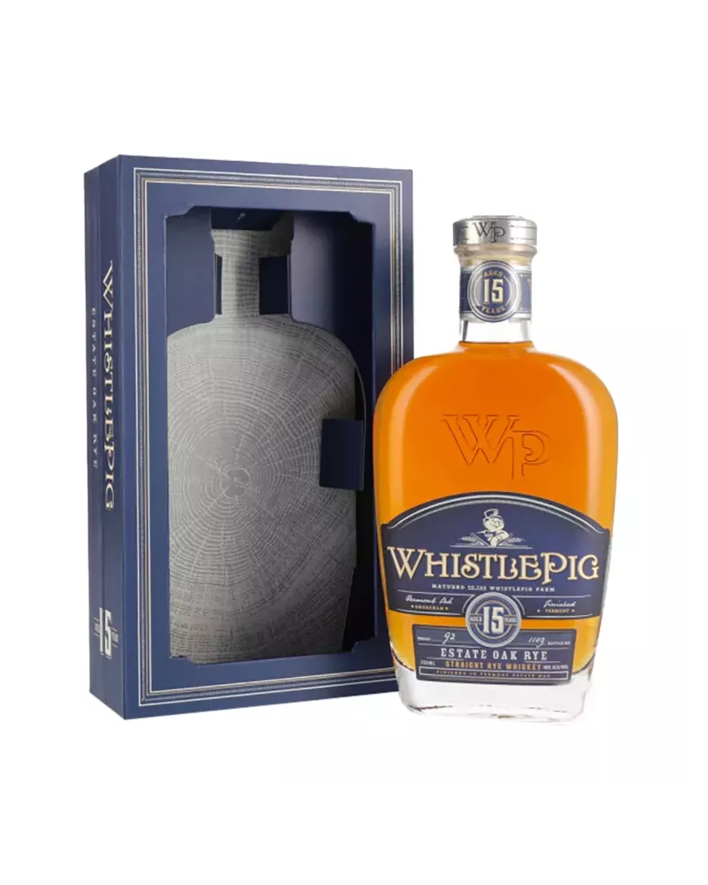 WhistlePig 15 YO 0,7 L 46% – amerykańska rye whiskey Estate Oak