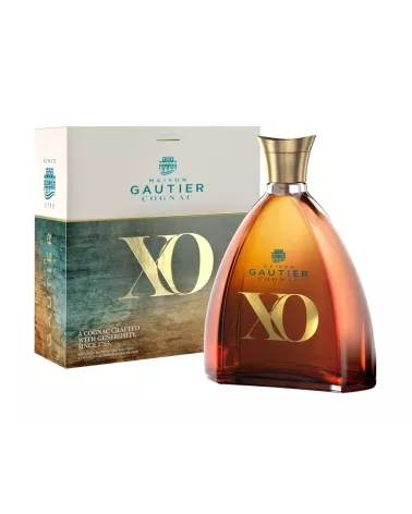 Gautier XO 0,7 L 40% – francuski cognac XO z kartonem