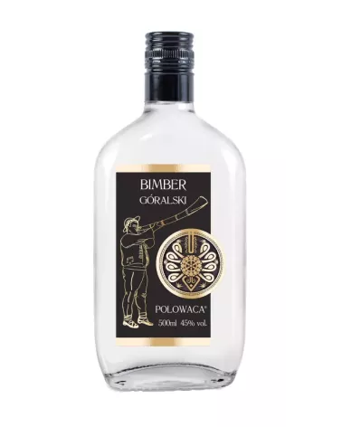 POLOWACA Bimber Góralski 0,5 L – tradycyjna wódka inspirowana samogonem
