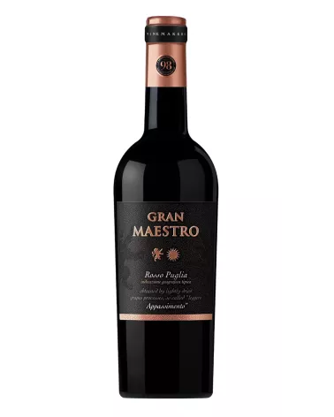 Gran Maestro Appassimento Rosso 0,75 l – czerwone półwytrawne wino z Apulii
