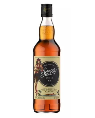 Sailor Jerry Spiced Rum 0,7 L – Klasyczny spiced rum z nutami wanilii i cynamonu