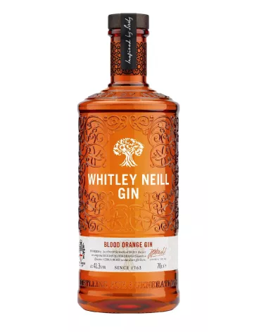 Whitley Neill Blood Orange Gin 0,7 L – Soczysty gin z sycylijską krwistą pomarańczą
